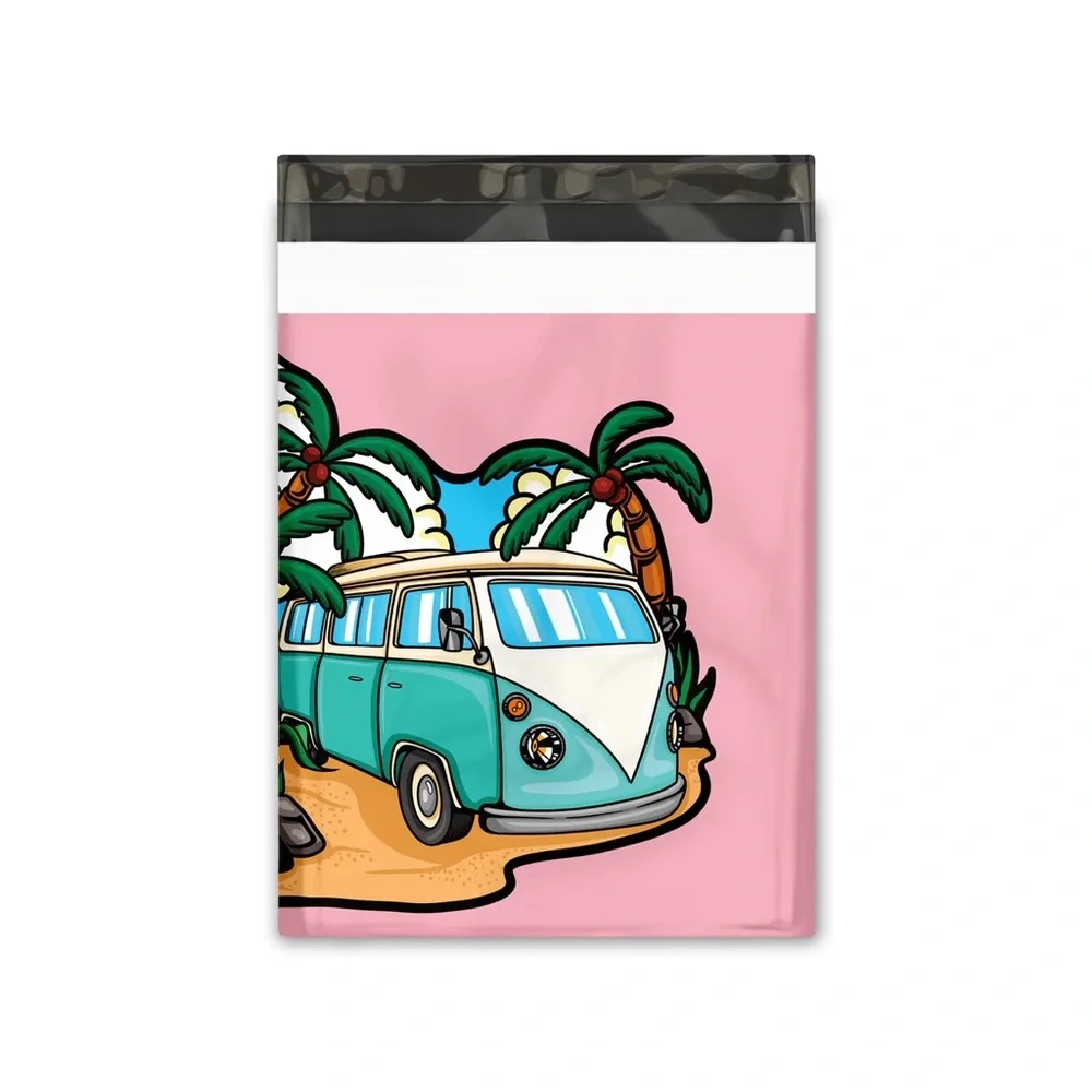 Summer Daze Poly Mailers 10x13 Pack of 25